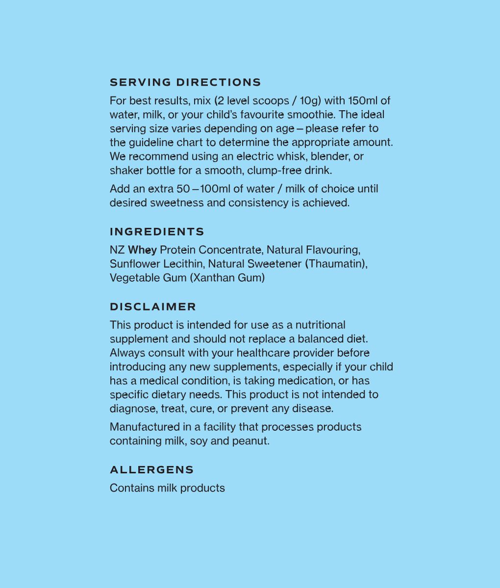 Kids Protein - Vanilla Dream - Welle Essentials