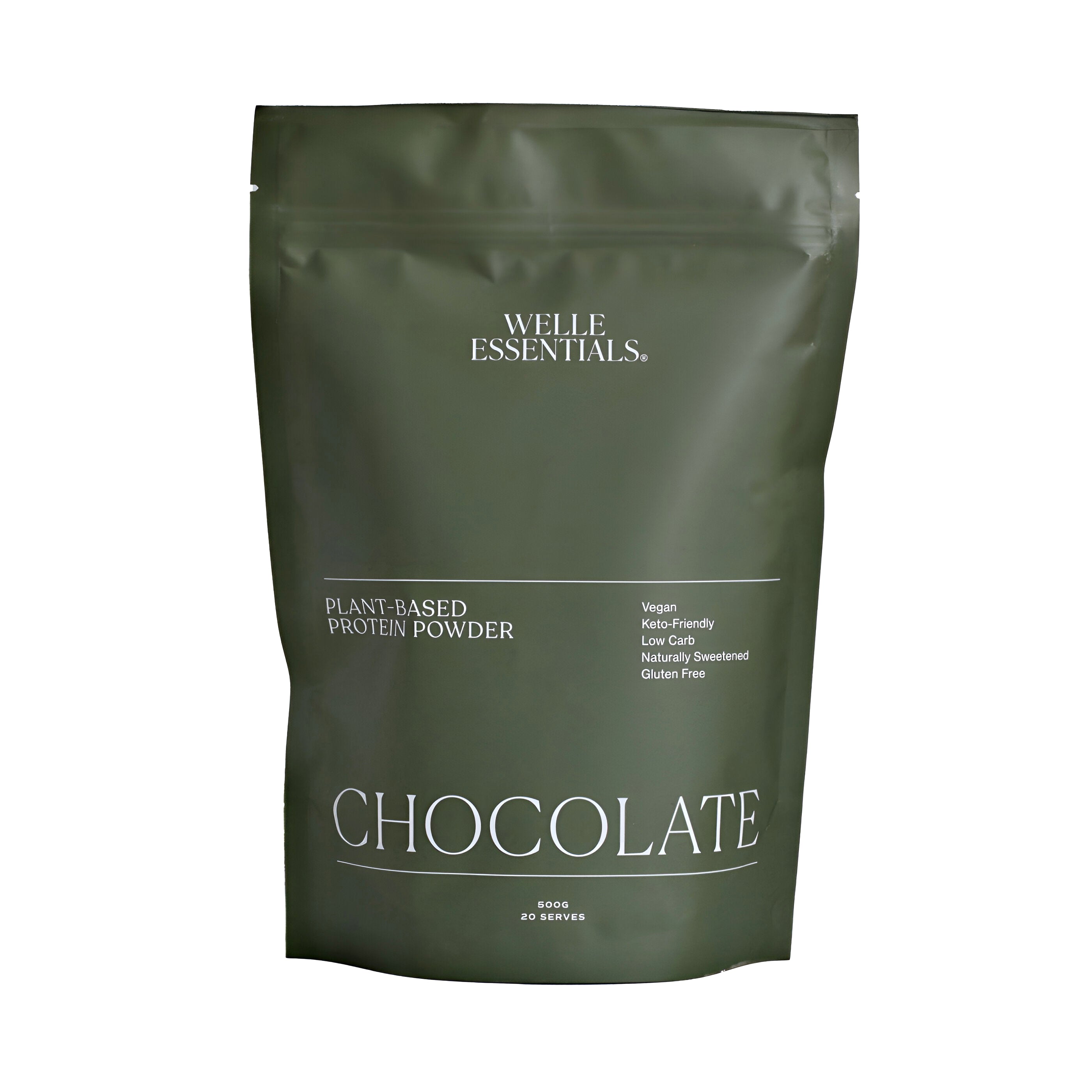 Plant Based Protein - Chocolate - Welle Essentials