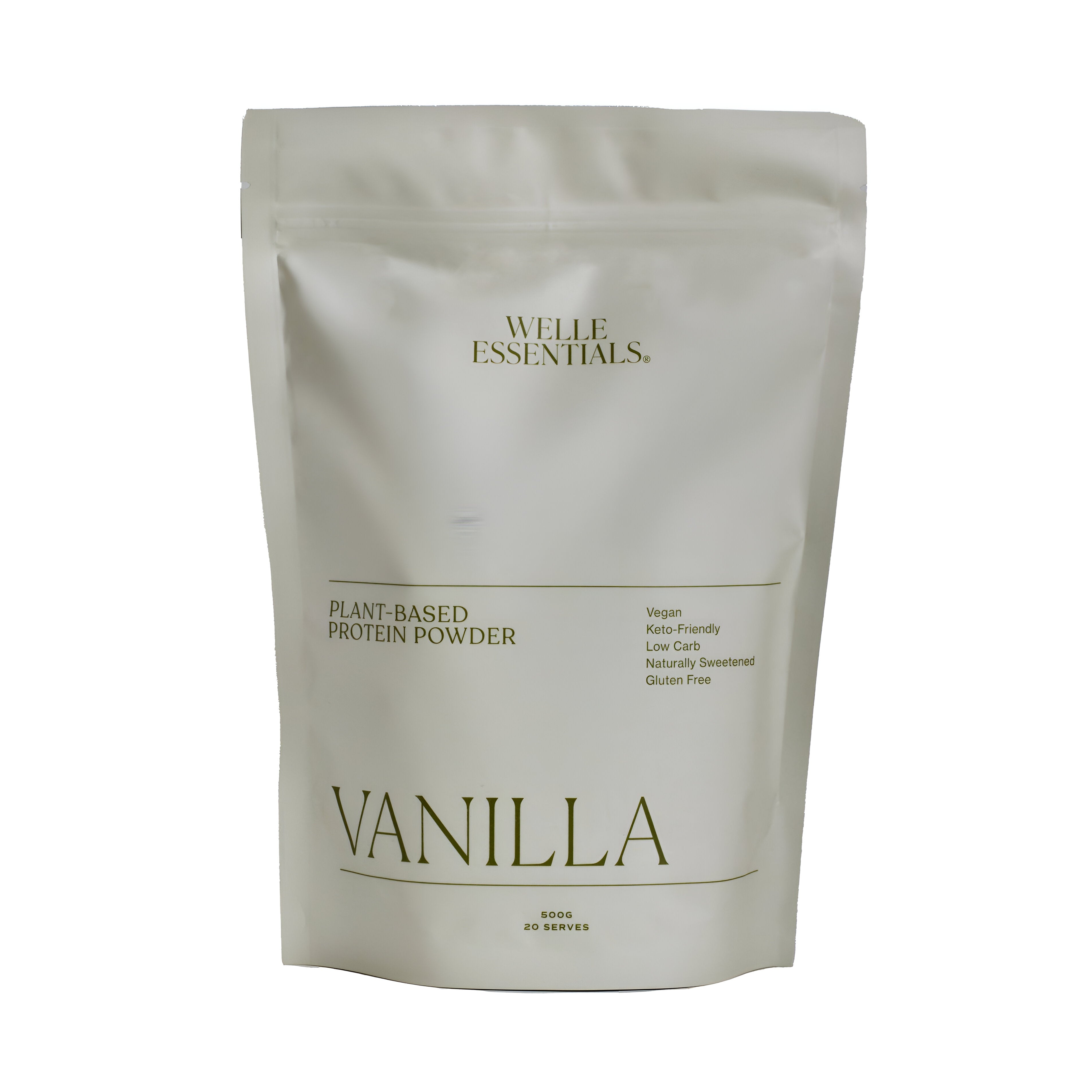 Plant Based Protein - Vanilla - Welle Essentials