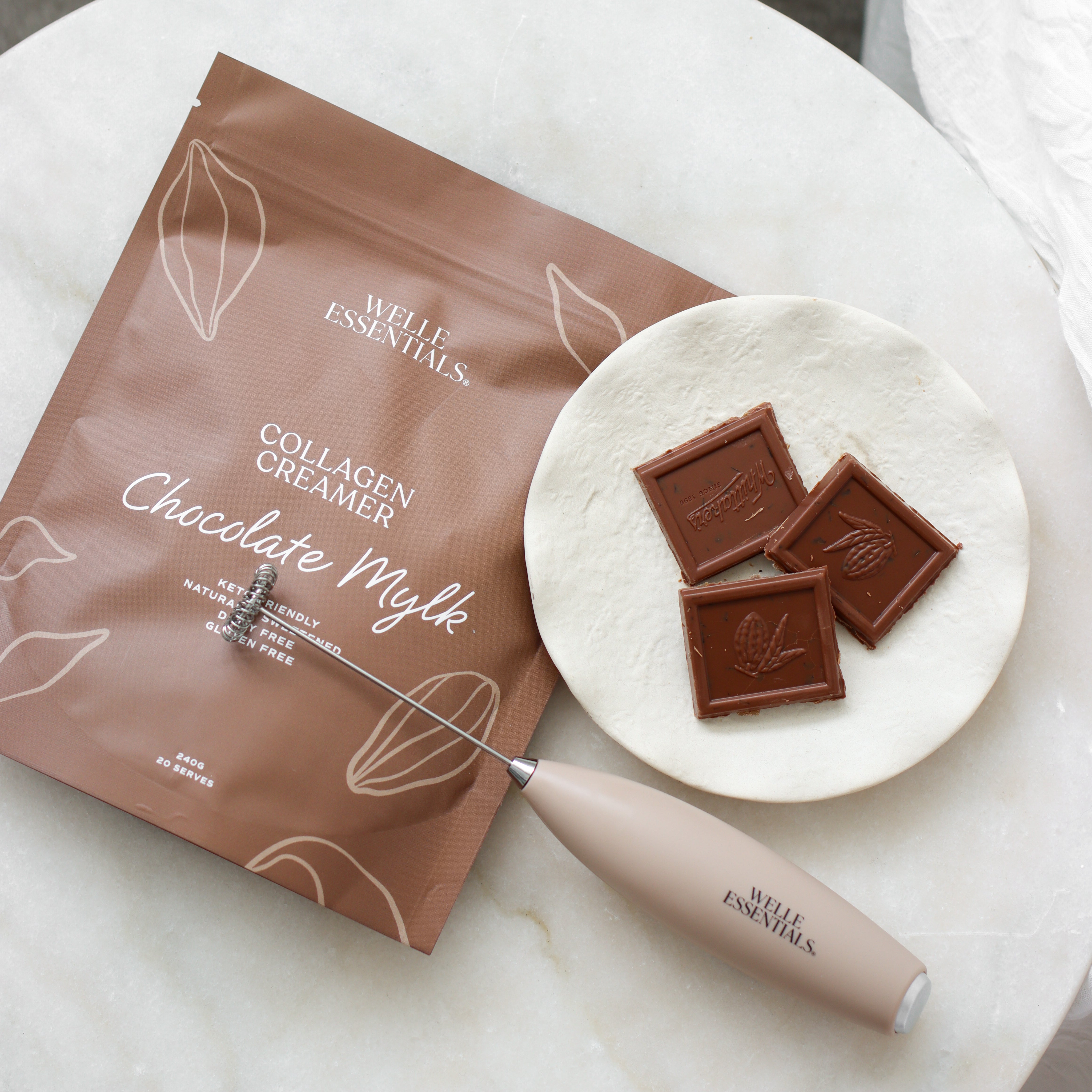 Collagen Creamer - Chocolate Mylk - Welle Essentials