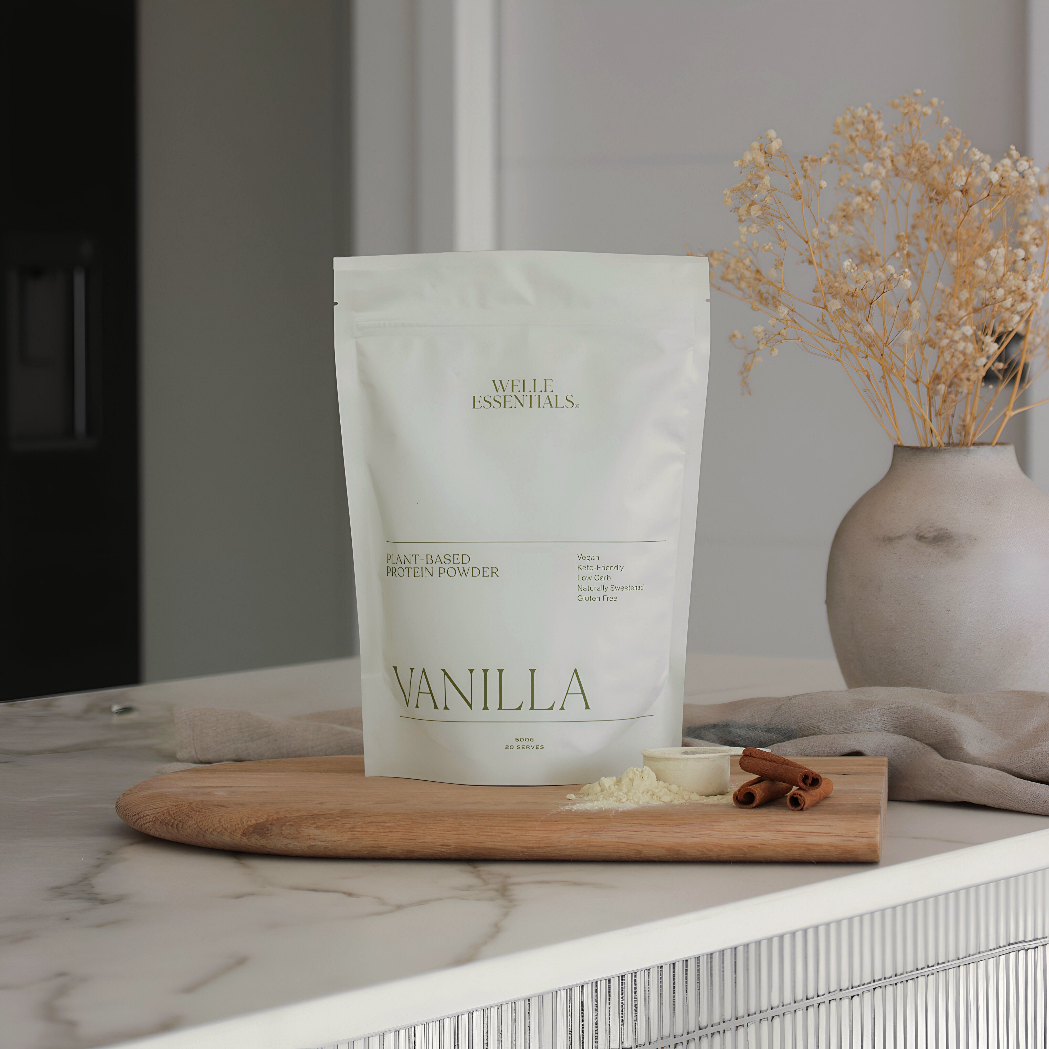 Plant Based Protein - Vanilla - Welle Essentials