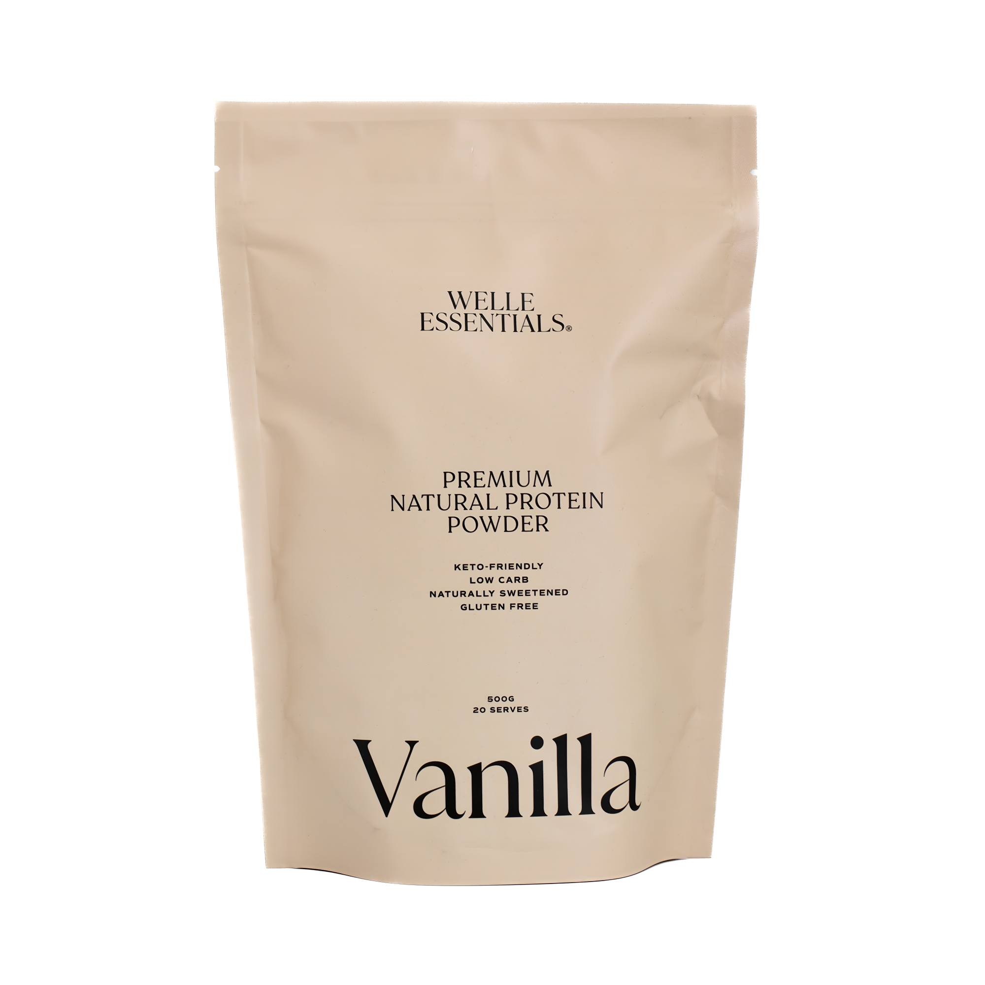 Premium Natural Protein - Vanilla - Welle Essentials