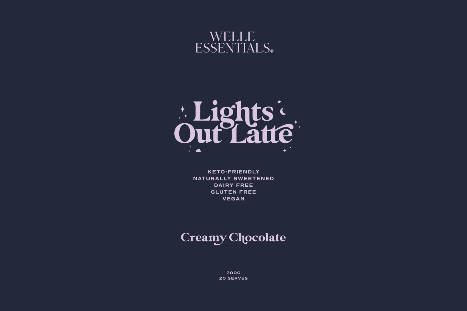 Lights Out Latte - Creamy Chocolate