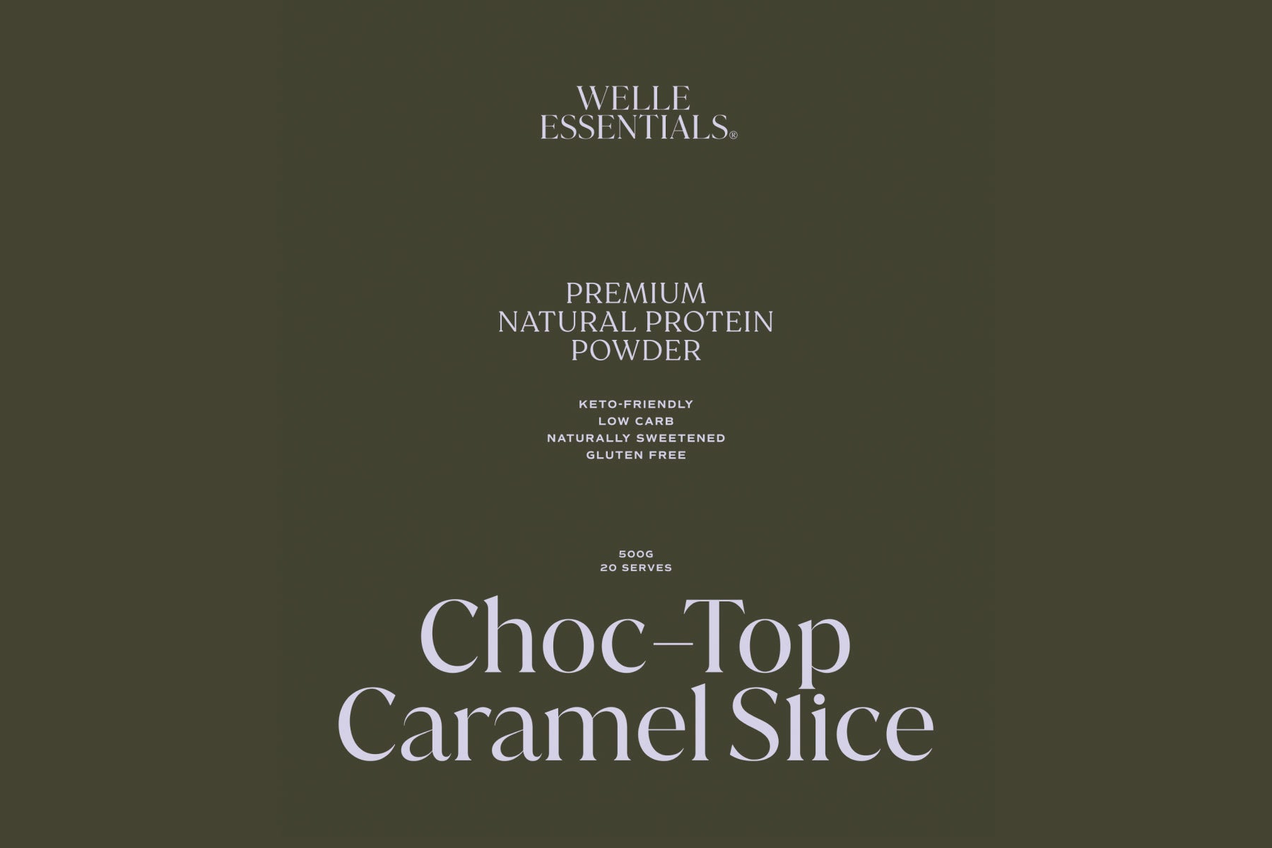 Premium Natural Protein - Choc-Top Caramel Slice