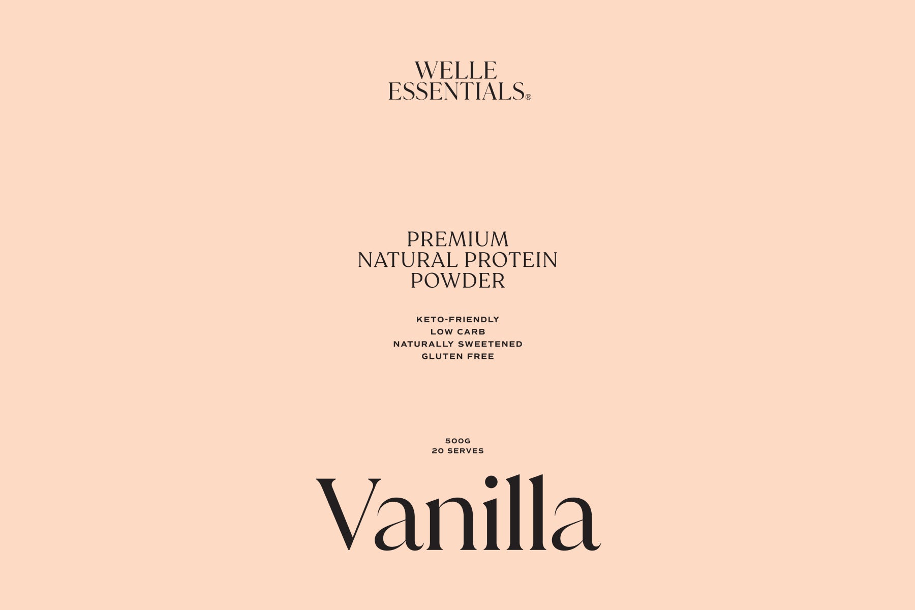 Premium Natural Protein - Vanilla