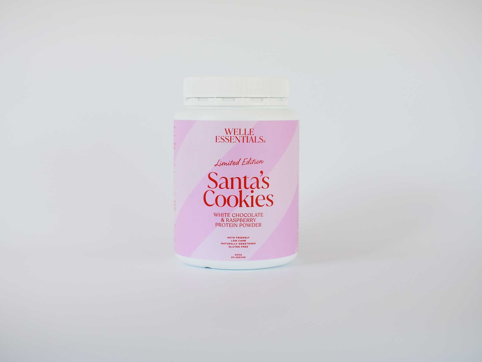 Santa’s Cookies Protein Powder - White Chocolate Raspberry